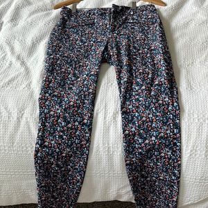 New condition, womens dress pants, floral size 4